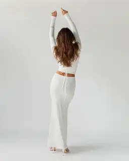 Arcina Ori Aston Dress Ivory Size XS / AU 6 for rent on The Volte - image 2