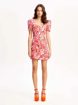 Alice McCall Daisy Daze Mini Dress Salsa Red Size S / Au 8 for rent on The Volte - image 2