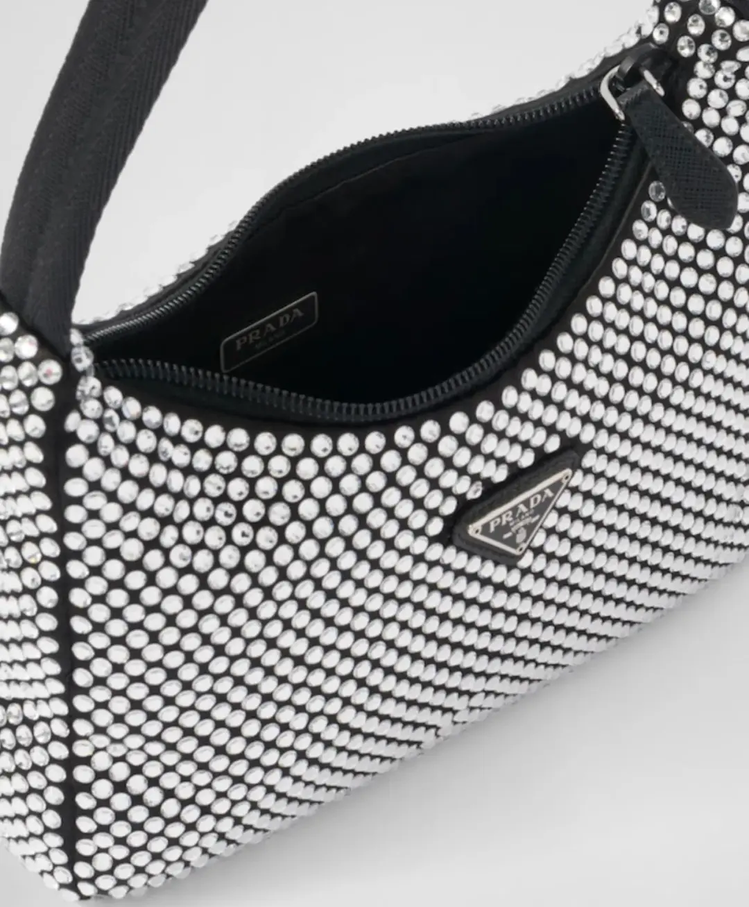 Prada Satin Mini-Bag with Crystals for rent on The Volte - main image