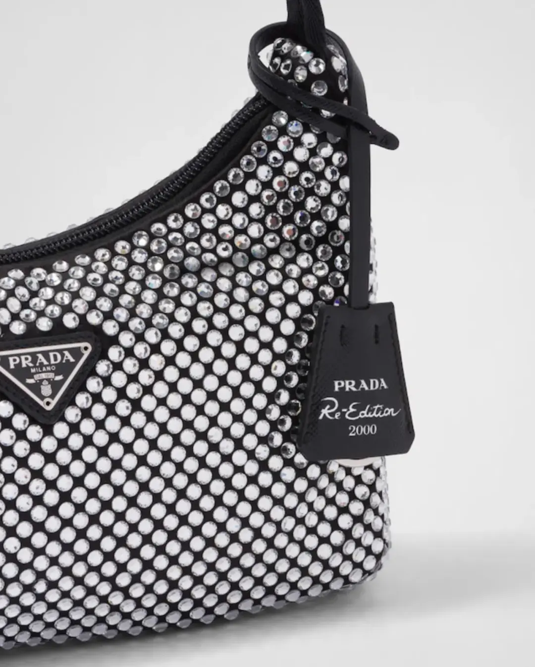 Prada Satin Mini-Bag with Crystals for rent on The Volte - main image