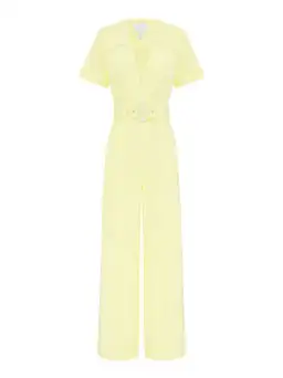 Alice McCall Daisy Dreams Jumpsuit in Citrus Yellow Size 8 for rent on The Volte - image 4