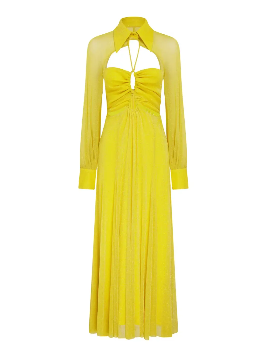 Alice McCall Sunset Kiss Midi Dress in Mango Size 10 for rent on The Volte - main image