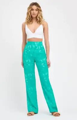 Kookai Annika Pants Aqua Green Size AU 14 for rent on The Volte - image 1