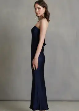 Bec & Bridge Moon Dance Strapless Dress Ink Blue Size 8 for rent on The Volte - image 2