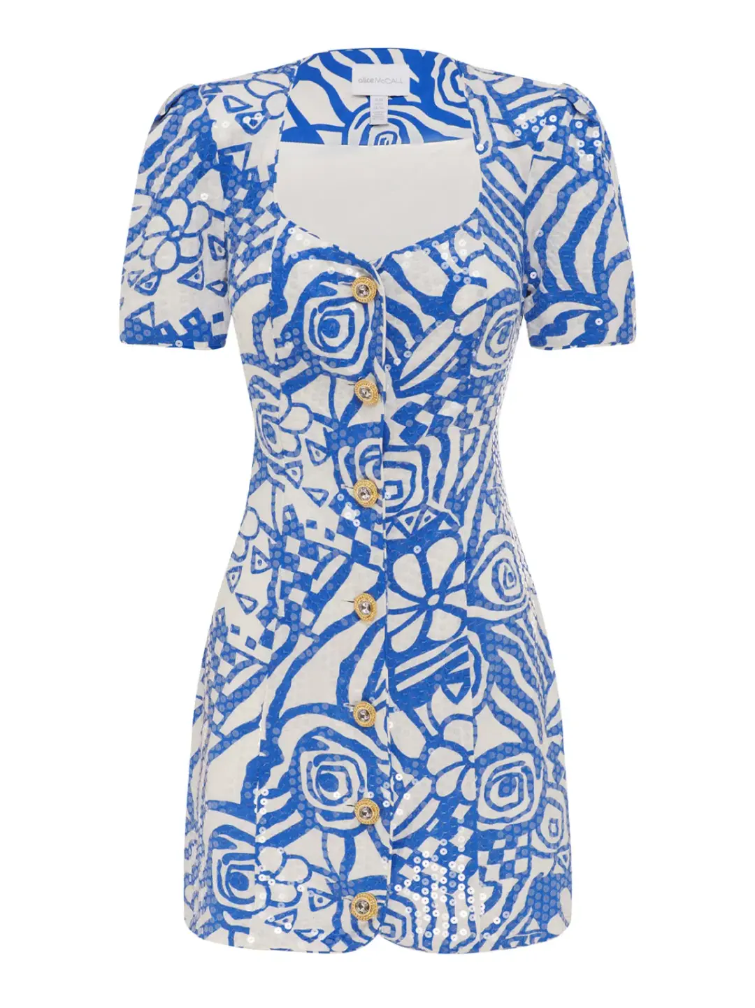 Alice McCall Daisy Daze Mini Dress Royal Size L / Au 12 for rent on The Volte - main image