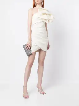 Rachel Gilbert Evana Mini Dress White Size 10 for rent on The Volte - image 1