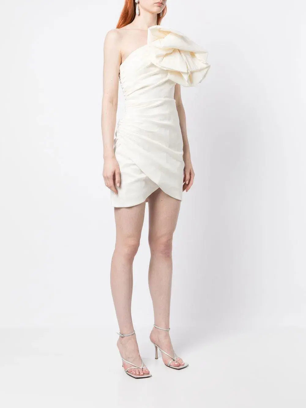 Rachel Gilbert Evana Mini Dress White Size 10 for rent on The Volte - main image