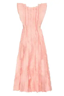 Aje Hybrid Midi Dress Rose Pink Size 12