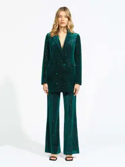 Alice McCall Midnight Magic Two-Piece Suit Forest Green Size 6 for rent on The Volte - image 2