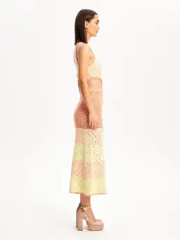 Alice McCall Salty Kisses Midi Dress Tea Rose Pink Size 14 / XL for rent on The Volte - image 2