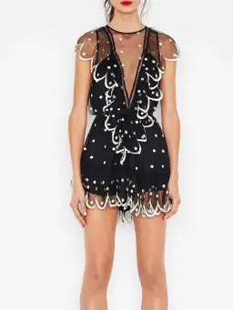 Alice McCall Kokomo Playsuit Black Size 6 for rent on The Volte - image 2