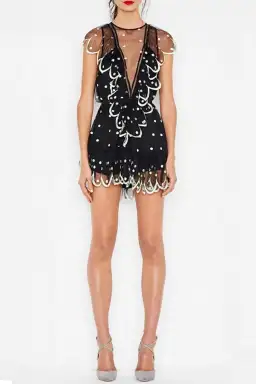 Alice McCall Kokomo Playsuit Black Size 6 for rent on The Volte - image 1