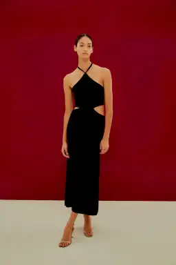 Manning Cartel Limitless Knit Chain Dress Black Size XS for rent on The Volte - image 4