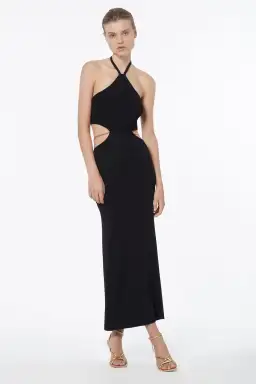 Manning Cartel Limitless Knit Chain Dress Black Size XS for rent on The Volte - image 1