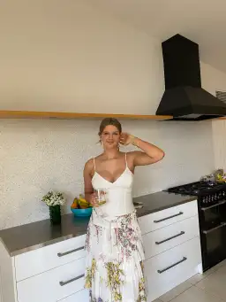 Zimmerman Jude Tiered Midi Skirt White Floral Size 2/ AU 12 for rent on The Volte - image 2