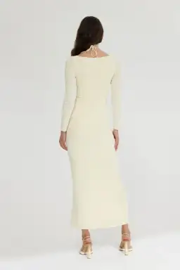 Significant Other Marie Dress Butter Yellow Size 6 for rent on The Volte - image 3