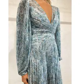 Acler Astone Dress In Blue Fields Size AU 12 for rent on The Volte - image 3