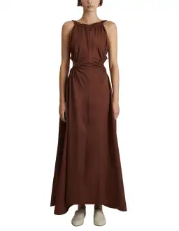 Camilla and Marc Coppola Maxi Dress in Cinnamon Chocolate Brown Size 8 for rent on The Volte - image 2