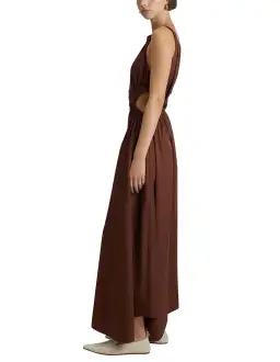 Camilla and Marc Coppola Maxi Dress in Cinnamon Chocolate Brown Size 8 for rent on The Volte - image 3