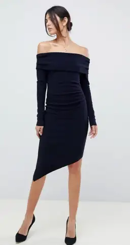 Bec & Bridge Florence Off The Shoulder Dress Blue Size 10 for rent on The Volte - image 1