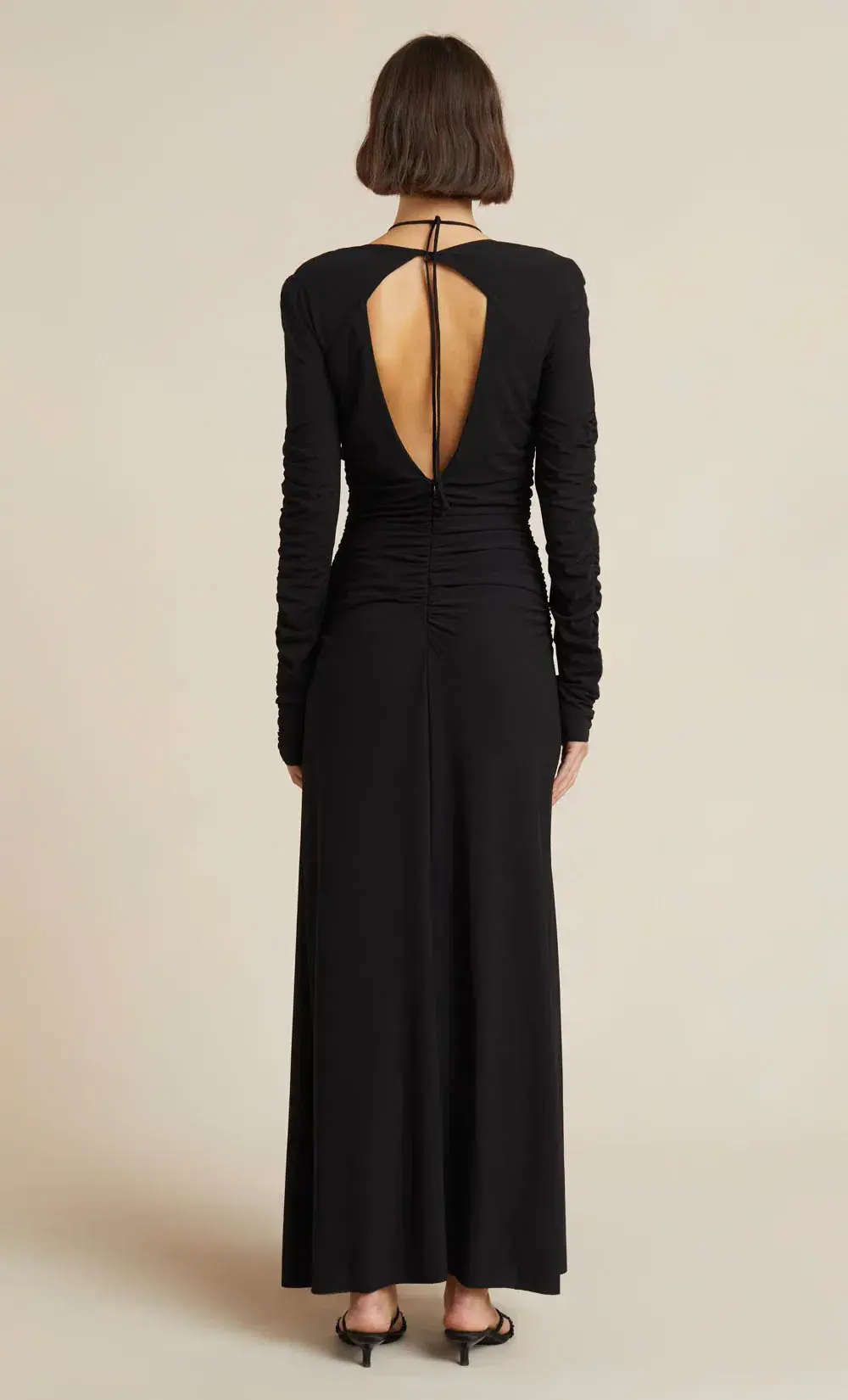 Bec & Bridge Adaline Long Sleeve Maxi Dress Black Size 8 for rent on The Volte - main image