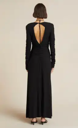 Bec & Bridge Adaline Long Sleeve Maxi Dress Black Size 8 for rent on The Volte - image 3