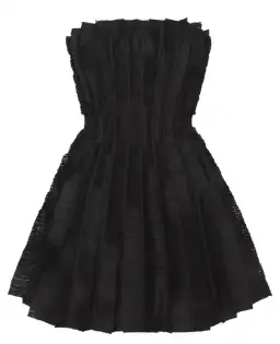 AJE The Hybrid Sleeveless Mini Dress Black Size 8