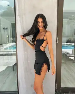 He and She Valentina Dress Black Size 8 for rent on The Volte - image 1