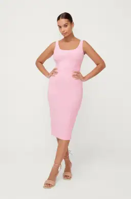Sheike High Society Midi Dress Pink Size 8