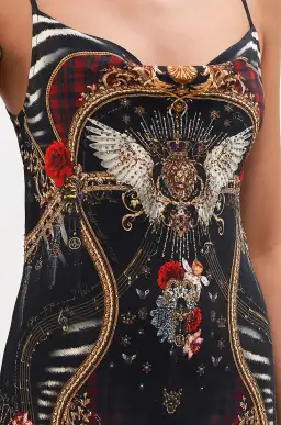 Camilla Do I Entertain You Short Bias Slip Dress Print Size 6 for rent on The Volte - image 2