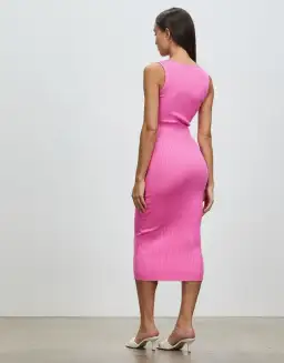 Lover Lily Midi Dress Pink Size 8 for rent on The Volte - image 3