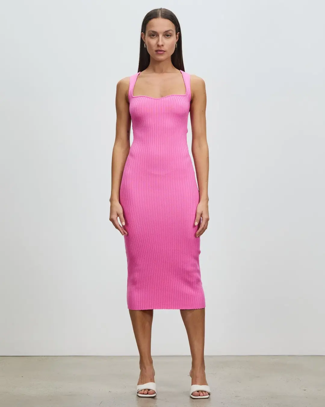 Lover Lily Midi Dress Pink Size 8 for rent on The Volte - main image