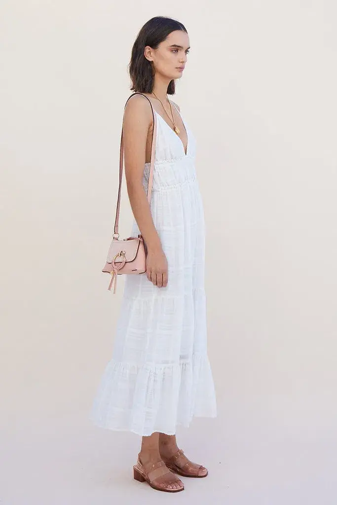 Suboo Yoko Maxi Dress Ivory Size M/Au 10 for rent on The Volte - main image