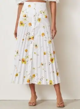 Bec & Bridge Collette Pleated Skirt Size 6 for rent on The Volte - image 2