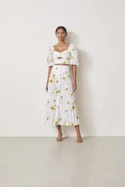 Bec & Bridge Collette Pleated Skirt Size 6 for rent on The Volte - image 1