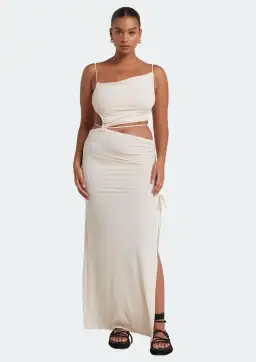 Bec & Bridge Dilkon Maxi Dress Shell Size 8 / S for rent on The Volte - image 1