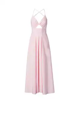 Scanlan Theodore Cotton Strappy Midi Dress Pink Size 6 for rent on The Volte - image 5