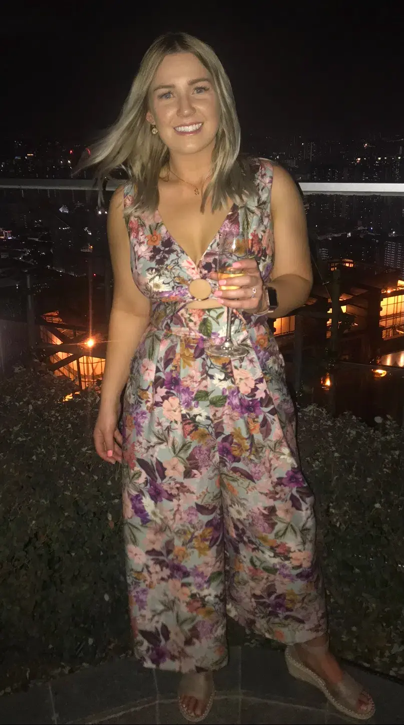 Sheike Hannah Floral Jumpsuit Size 8 for rent on The Volte - main image