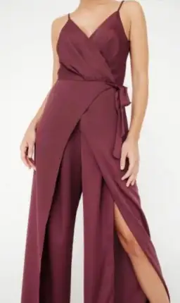 Sheike Miracle Jumpsuit Mulberry Size 10 for rent on The Volte - image 1