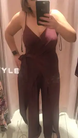 Sheike Miracle Jumpsuit Mulberry Size 10 for rent on The Volte - image 2