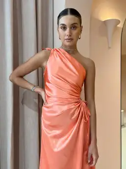Sonya Moda Nour Maxi Dress Peach Size 6 / XS for rent on The Volte - image 2