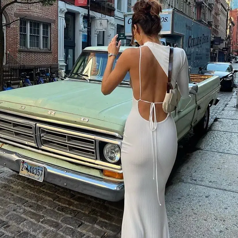 Arcina Ori Estelle Dress White Size 10 for rent on The Volte - main image