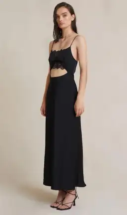 Bec & Bridge Valerie Midi Dress in Black Size 8 / S for rent on The Volte - image 2