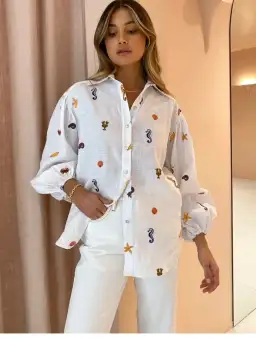 Alemais Under The Sea Shirt Print Size 10 for rent on The Volte - image 2