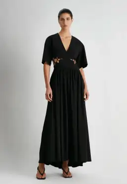Camilla and Marc Brea Cut Out Dress Black Size 6 for rent on The Volte - image 1