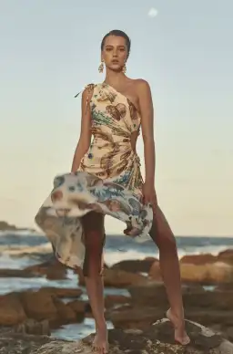 Sonya Moda Nour Seashell Maxi Dress Print Size 8 for rent on The Volte - image 4