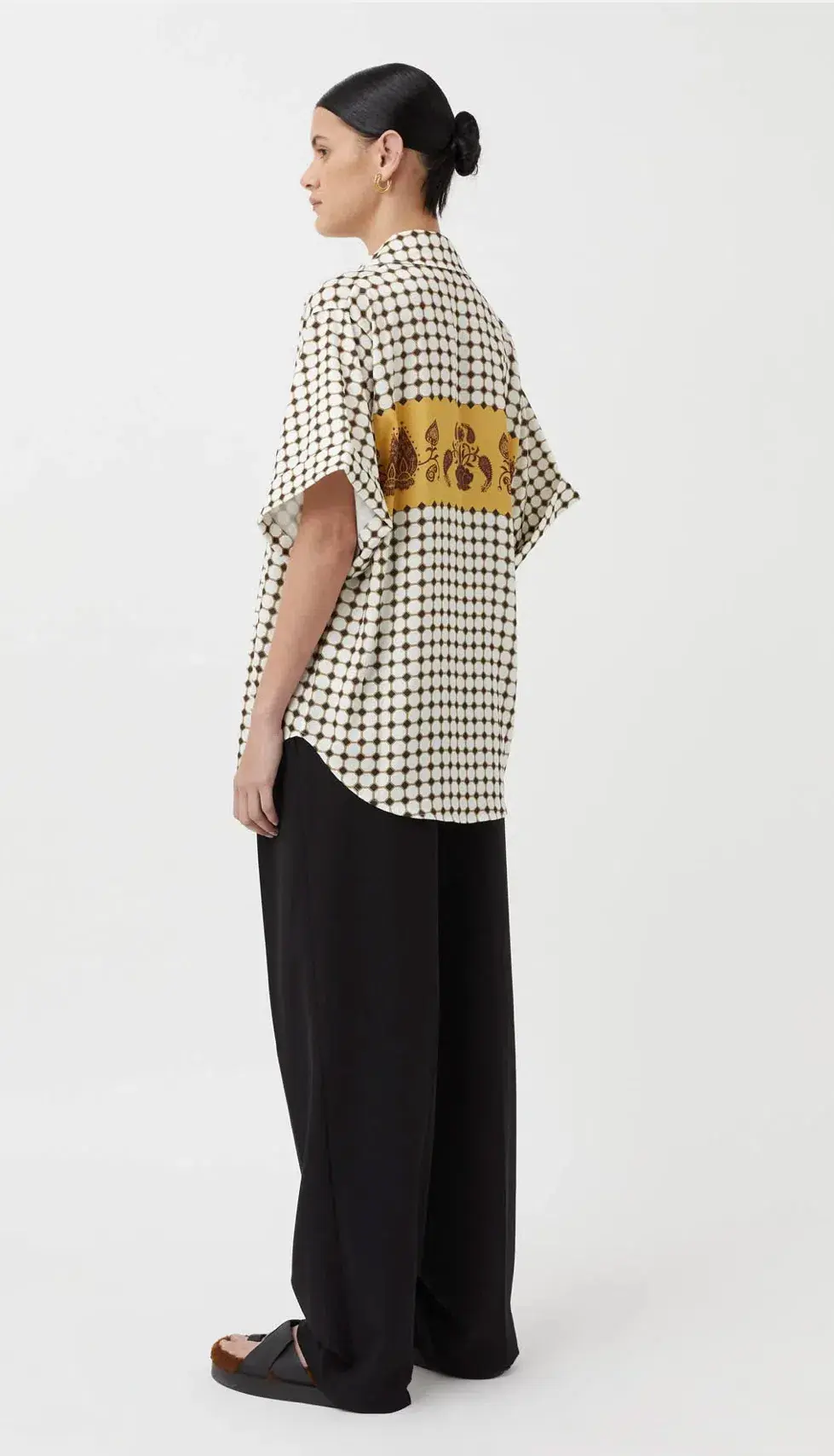 Camilla and Marc Rivoli Shirt Print Size S/ AU 6 for rent on The Volte - main image