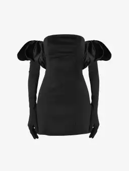 Miscreants Scuba Cupid Dress Gloves & Puffs Black Size XS for rent on The Volte - image 2