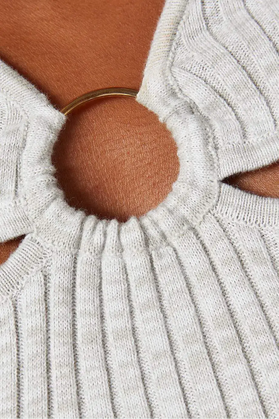 Anna Quan Laila Top Pebble Grey Size 4 / XXS for rent on The Volte - main image