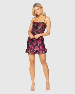 Pilgrim Millie Mini Dress Floral Size 16